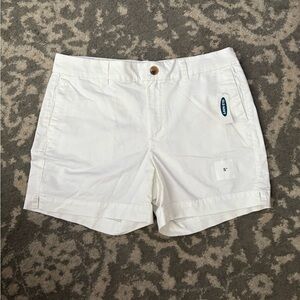 NWT Old Navy Women's Classic White Bermudas Size 8